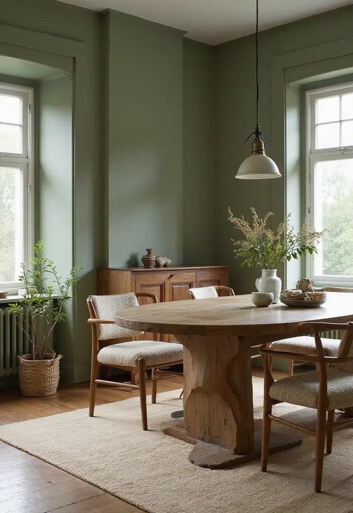 45+ Dining Room Design Ideas for a Welcoming Space - 5. Earthy Color Palettes