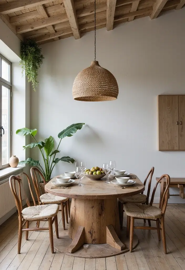46+ Dining Room Furniture Picks for Comfort and Elegance - 31. Nature-Inspired Decor