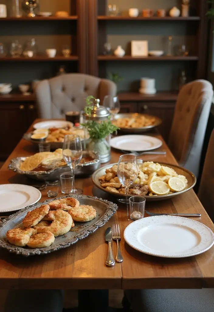 46+ Dining Room Furniture Picks for Comfort and Elegance - 38. Elegant Serving Trays