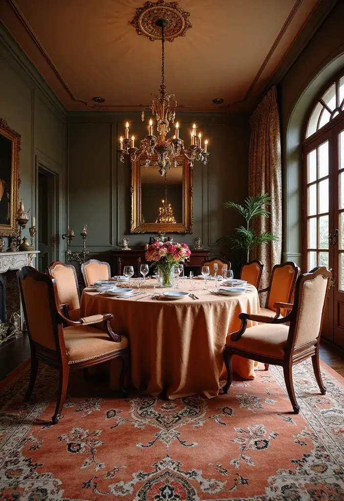 47+ Dining Room Rug Ideas to Complete Your Look - 31. Elegant Silk Rugs