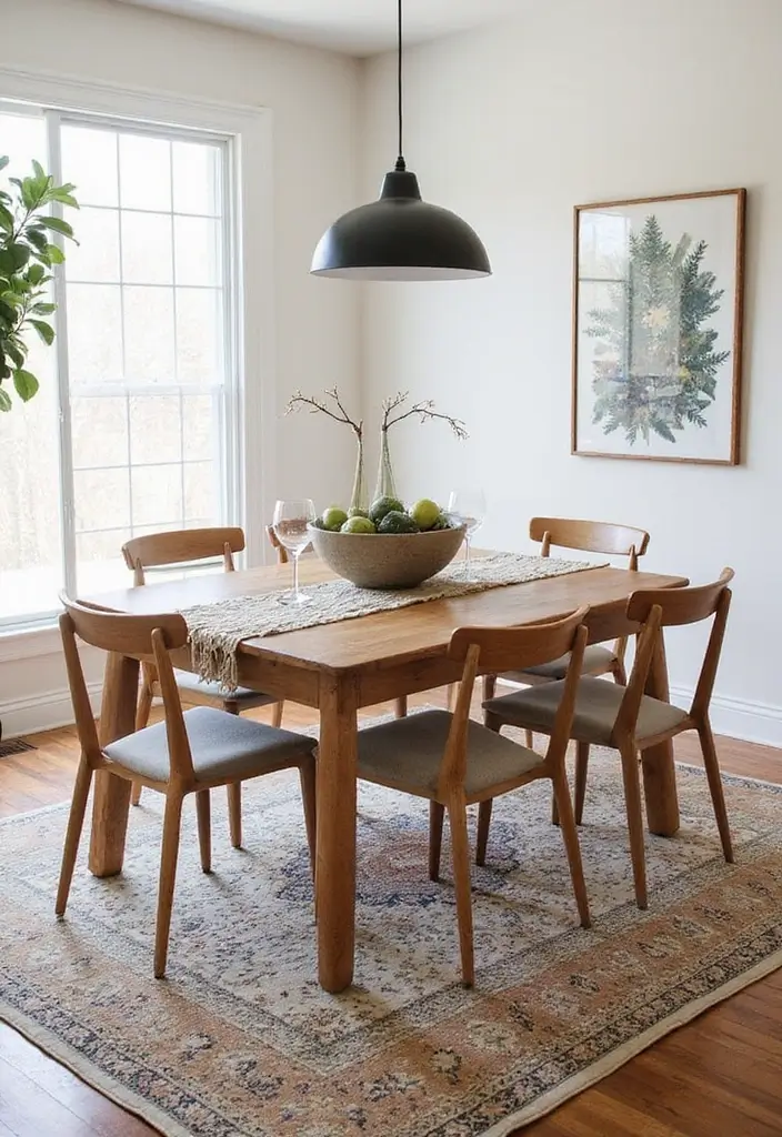 47+ Dining Room Rug Ideas to Complete Your Look - 35. Layering with Runners