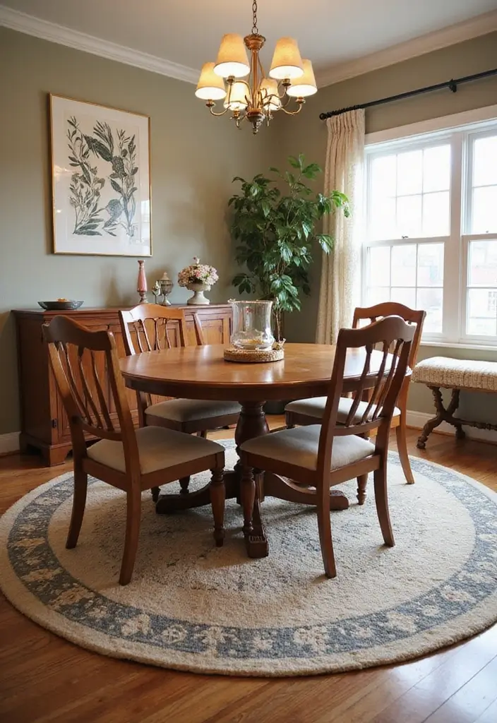 47+ Dining Room Rug Ideas to Complete Your Look - 47. Personalized Rugs