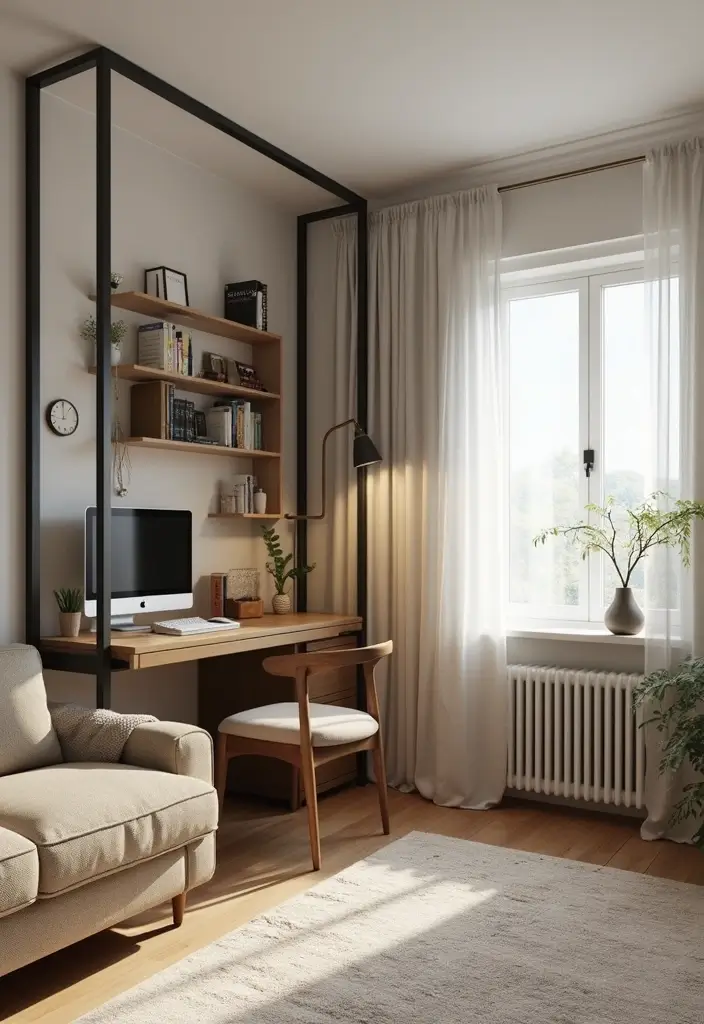 49+ Escritorio Home Office Ideas for Productive Workspaces - 13. Multi-purpose Spaces