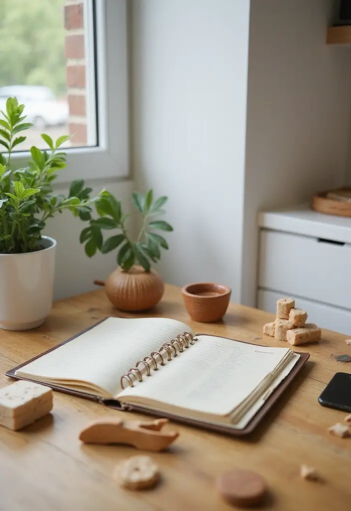 49+ Escritorio Home Office Ideas for Productive Workspaces - 46. Eco-Conscious Desk Games
