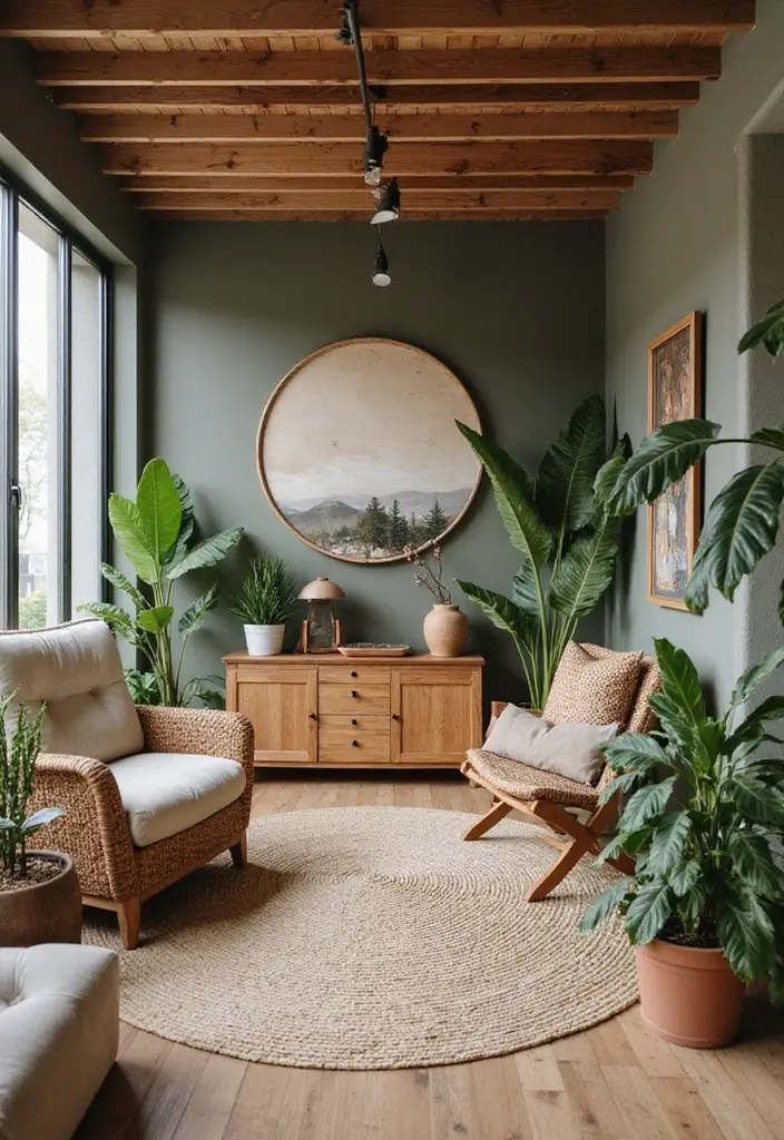 49+ Escritorio Home Office Ideas for Productive Workspaces - 49. Outdoor-inspired Decor
