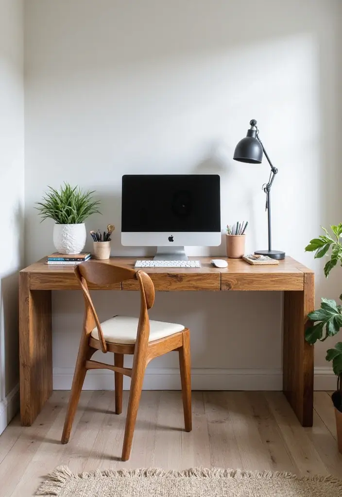 50+ Home Office Decor Ideas for a Stylish Workspace - 1. Eco-Friendly Desk Options