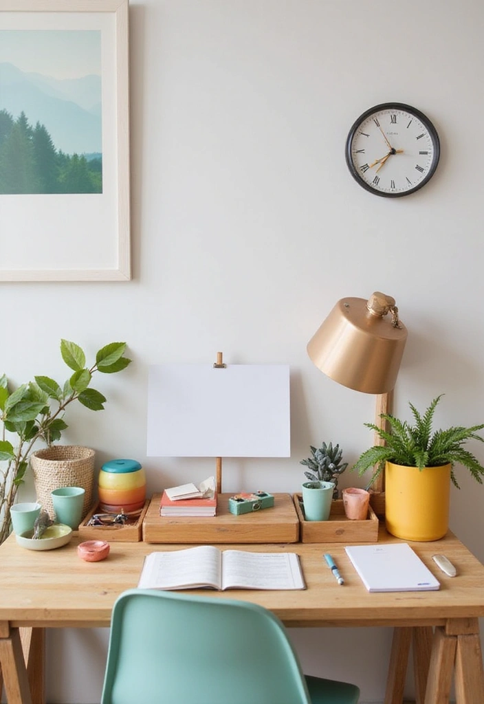 50+ Home Office Decor Ideas for a Stylish Workspace - 4. Stylish, Sustainable Office Accessories