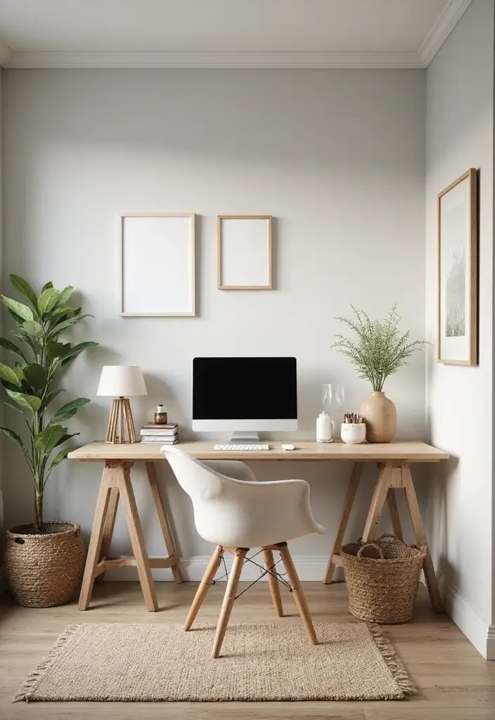 50+ Home Office Decor Ideas for a Stylish Workspace - 41. Stress-Relief Elements
