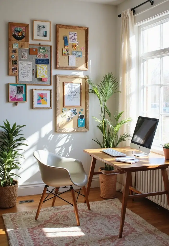50+ Home Office Decor Ideas for a Stylish Workspace - 6. DIY Art Projects for a Personal Touch