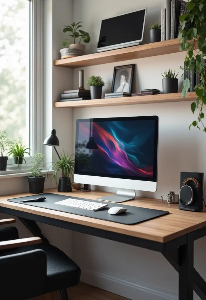 51+ Executive Desk Ideas for Your Home Office - 12. Smart Desk with Tech Integration