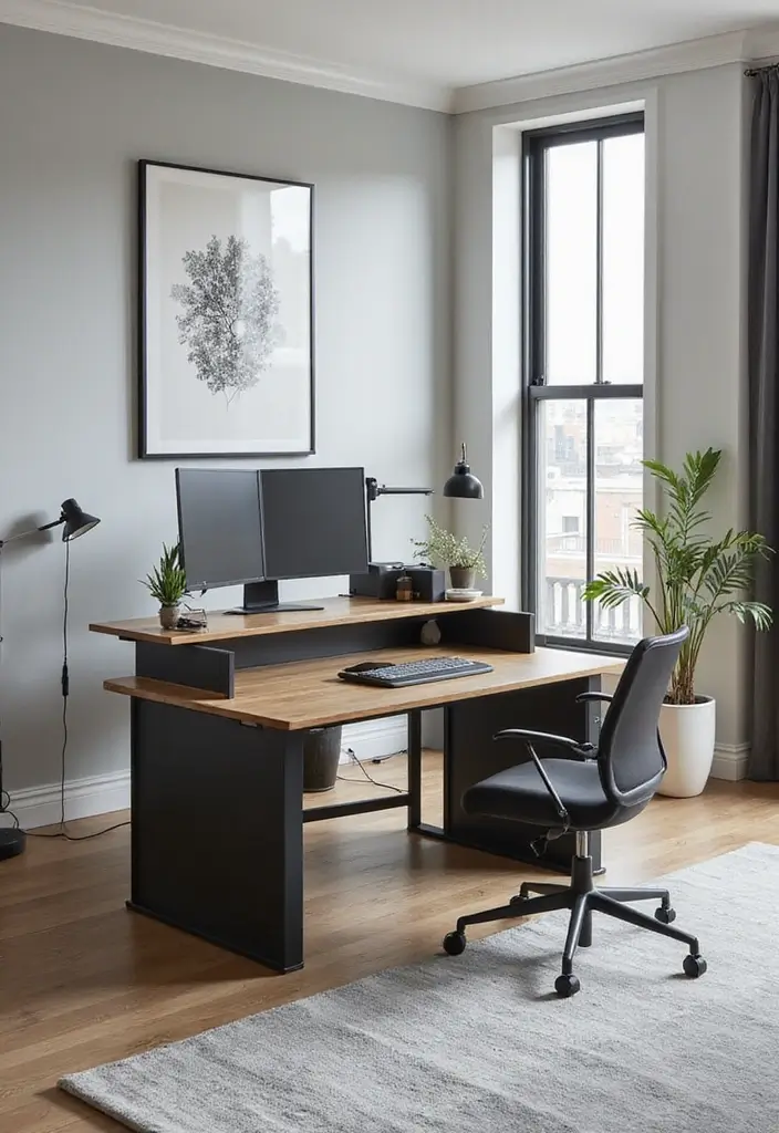 51+ Executive Desk Ideas for Your Home Office - 22. Smart Modular Desk