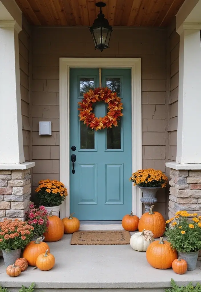53+ Fall Front Porch Decor Ideas to Welcome the Season - 38. DIY Autumn Crafts