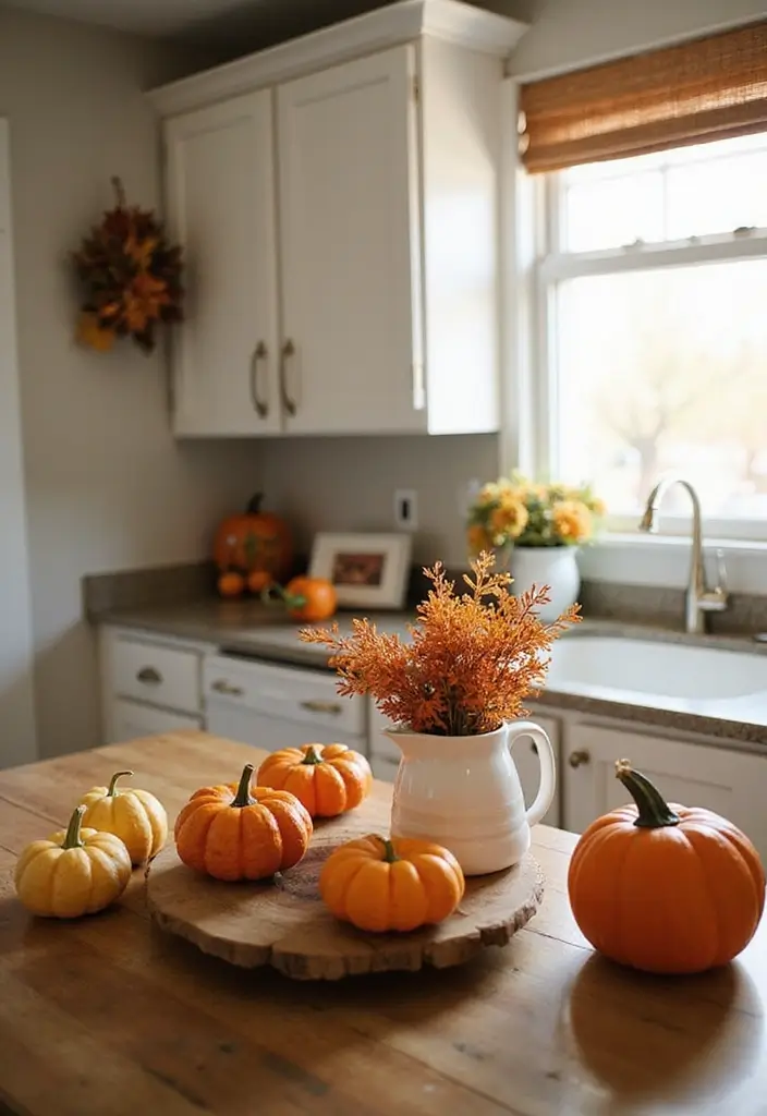 56+ Dollar Tree Fall Decor Hacks for Budget-Friendly Style - 21. Kitchen Autumn Accents