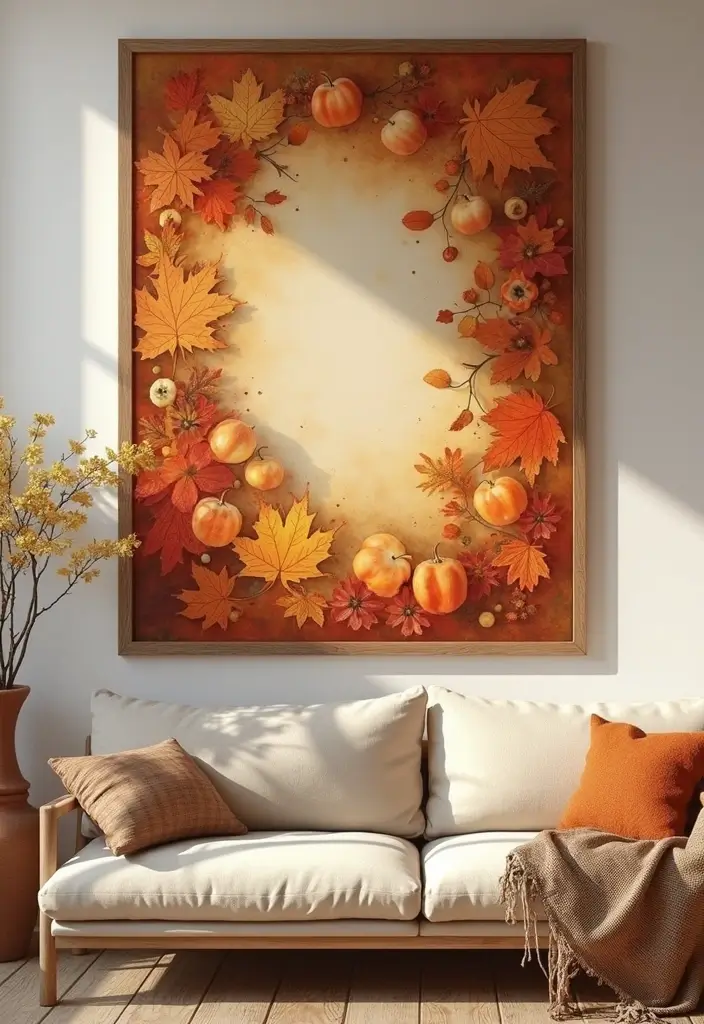 56+ Dollar Tree Fall Decor Hacks for Budget-Friendly Style - 50. Decorative Wall Hanging