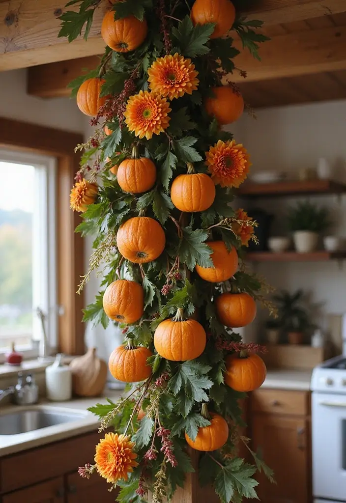 57+ Fall Kitchen Decor Ideas for a Seasonal Refresh - 14. DIY Fall Garlands