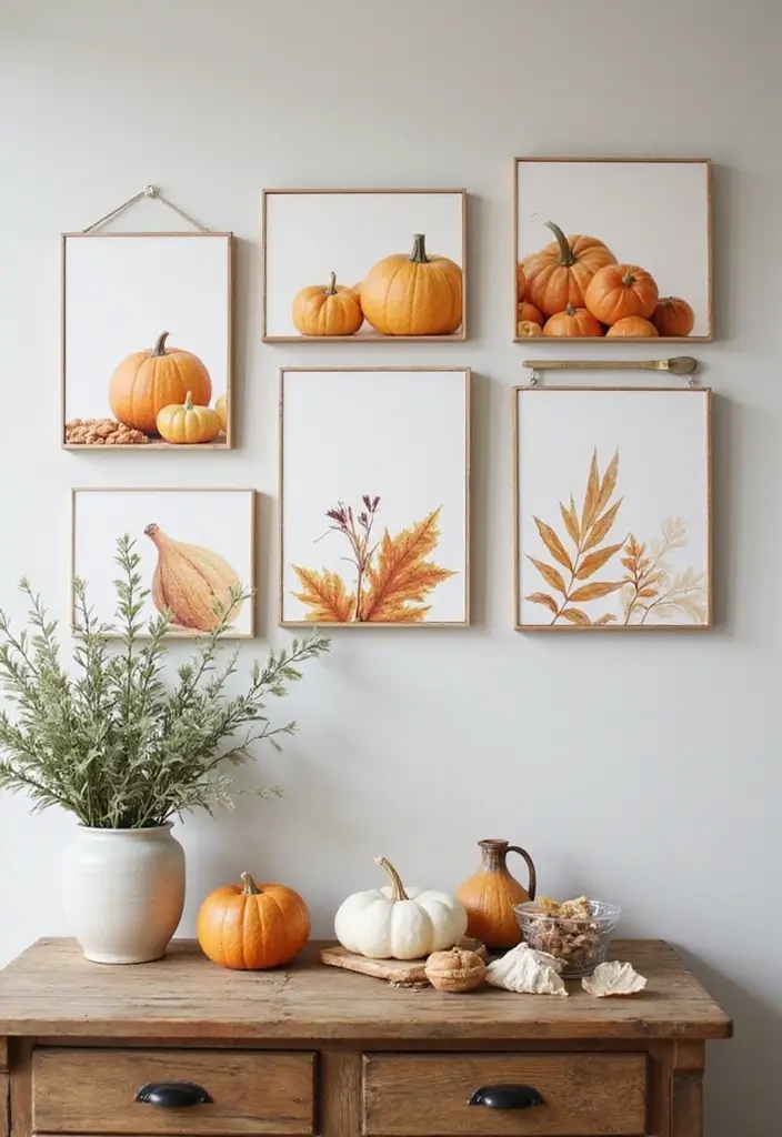 57+ Fall Kitchen Decor Ideas for a Seasonal Refresh - 34. Fall-Inspired Canvas Prints