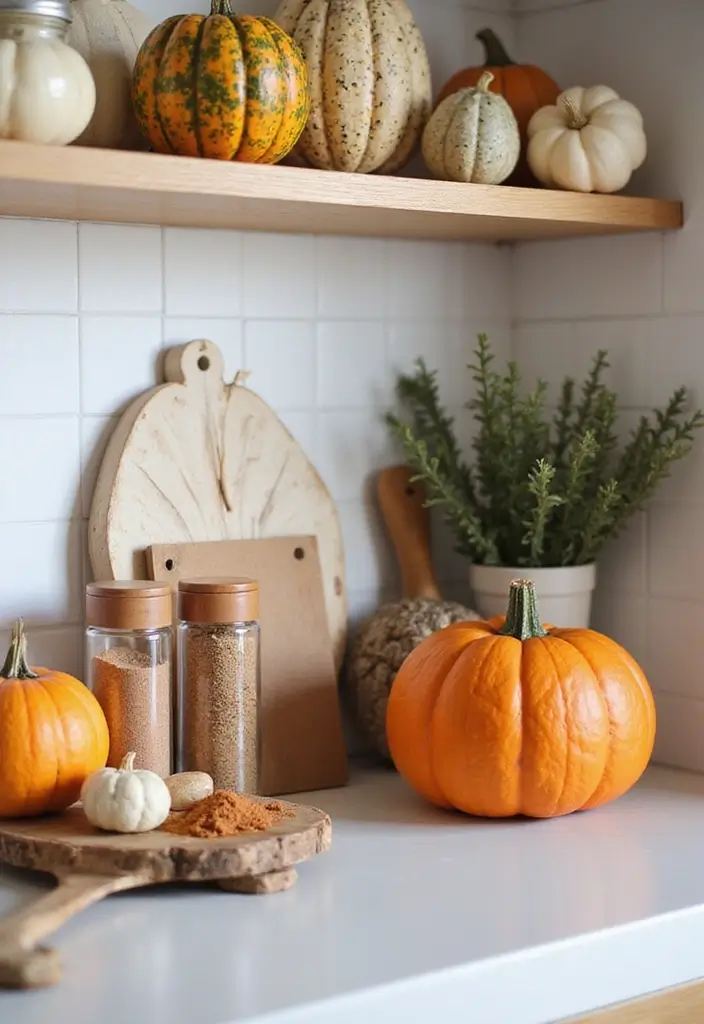 57+ Fall Kitchen Decor Ideas for a Seasonal Refresh - 35. Pumpkin Spice Everything