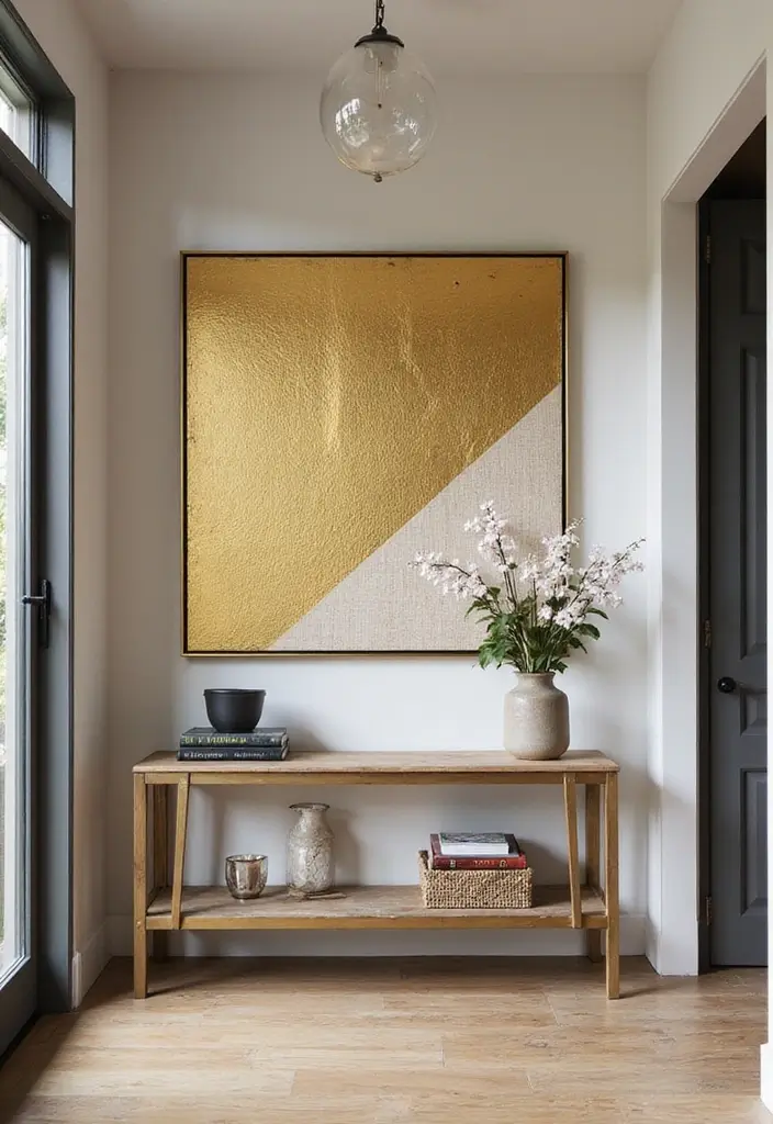 59+ Gold Wall Art Ideas for a Luxurious Touch - 13. Gold Shadow Box Art