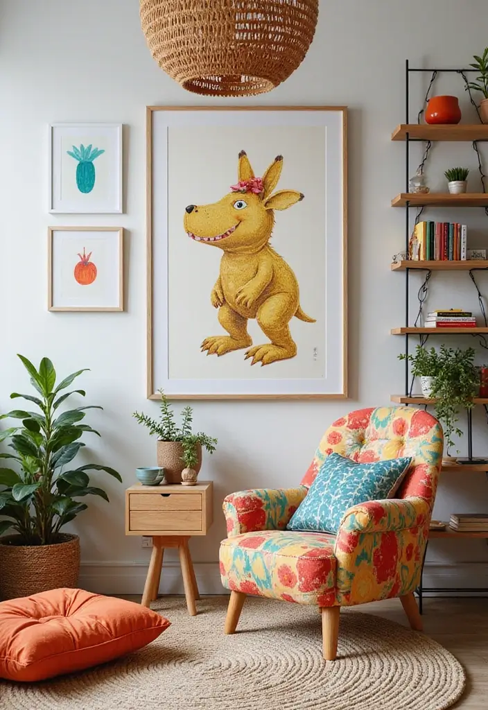 59+ Gold Wall Art Ideas for a Luxurious Touch - 52. Gold Creature Art
