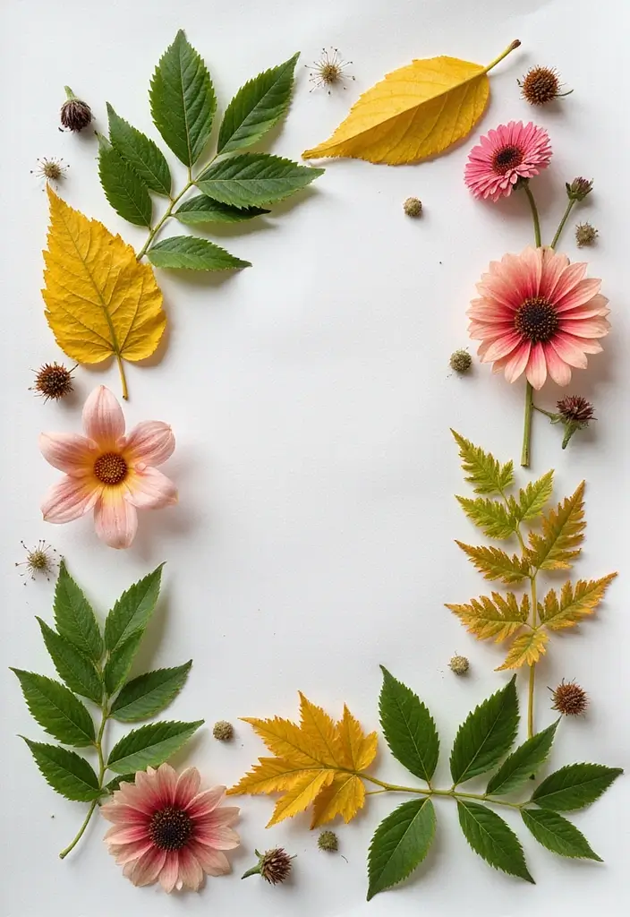 60+ Green Wall Art Ideas to Bring Nature Indoors - 28. Nature Collages