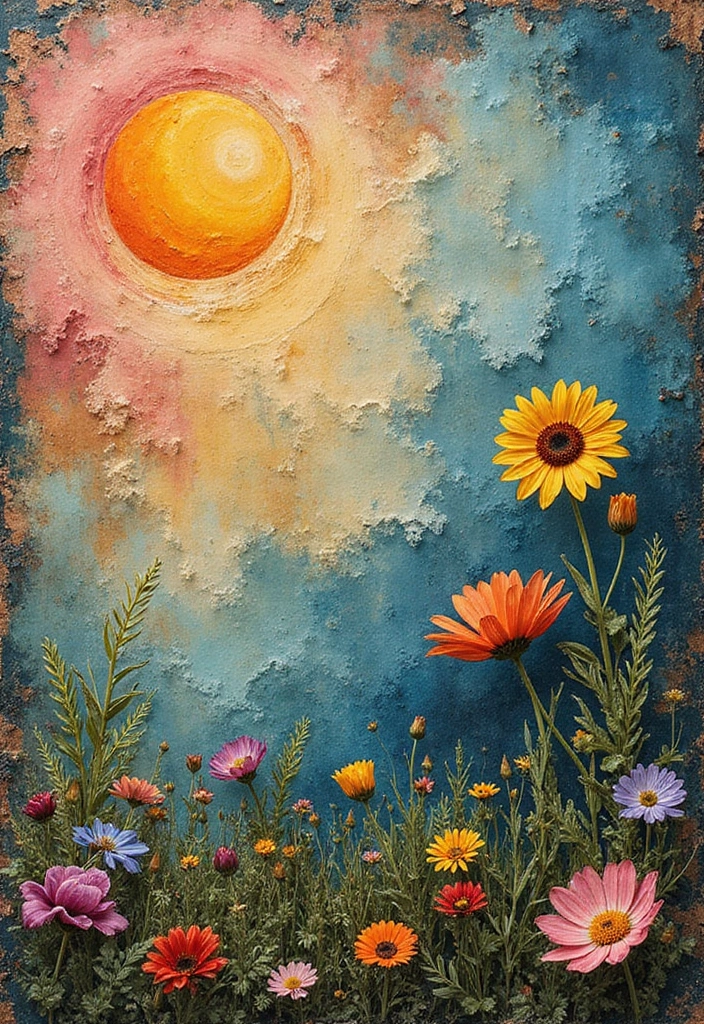 60+ Green Wall Art Ideas to Bring Nature Indoors - 38. Mixed Media Nature Art