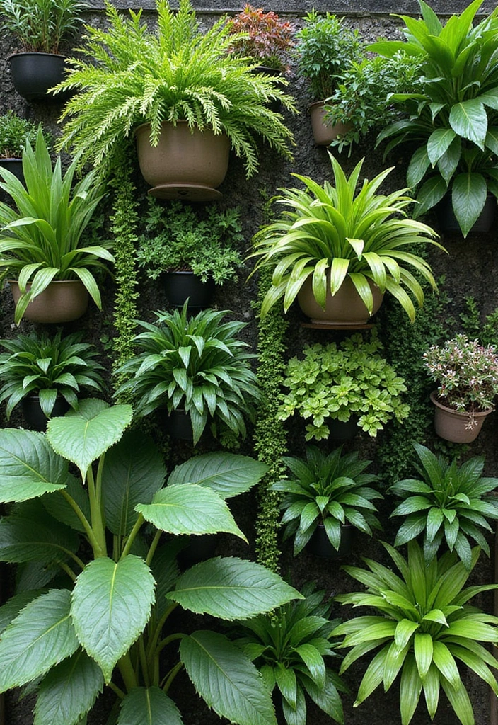 60+ Green Wall Art Ideas to Bring Nature Indoors - 8. Living Plant Wall