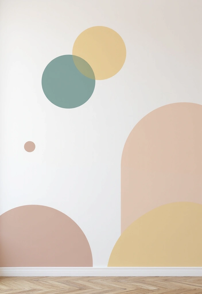 61+ Nursery Wall Art Ideas for a Whimsical Space - 4. Minimalist Geometric Shapes