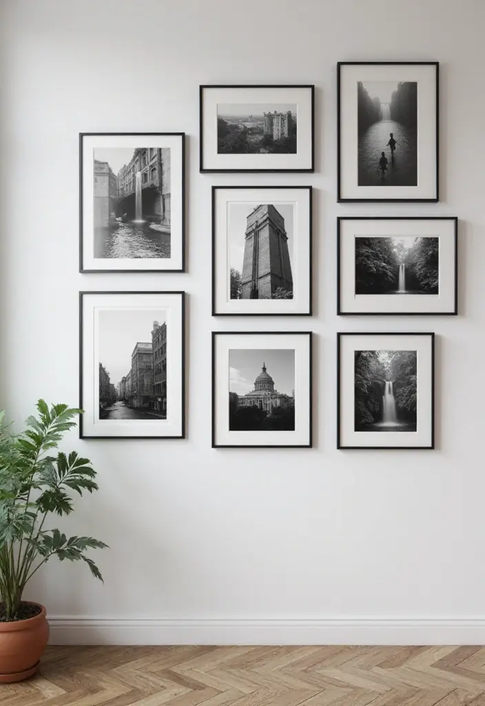 62+ Retro Wall Art Ideas for a Vintage Vibe - 19. Artistic Black and White Photography