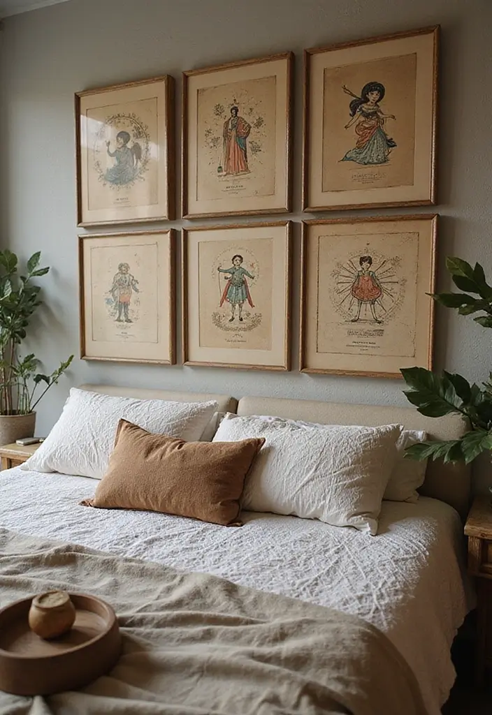 62+ Retro Wall Art Ideas for a Vintage Vibe - 59. Vintage Astrology Art