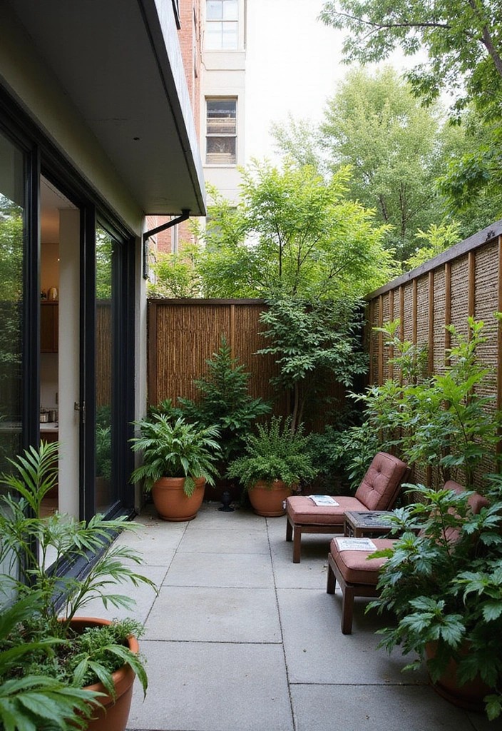 8 Balcony House Design Inspirations to Transform Your Outdoor Living Spaces - 6. Urban Retreat: Privacy Solutions for City Life