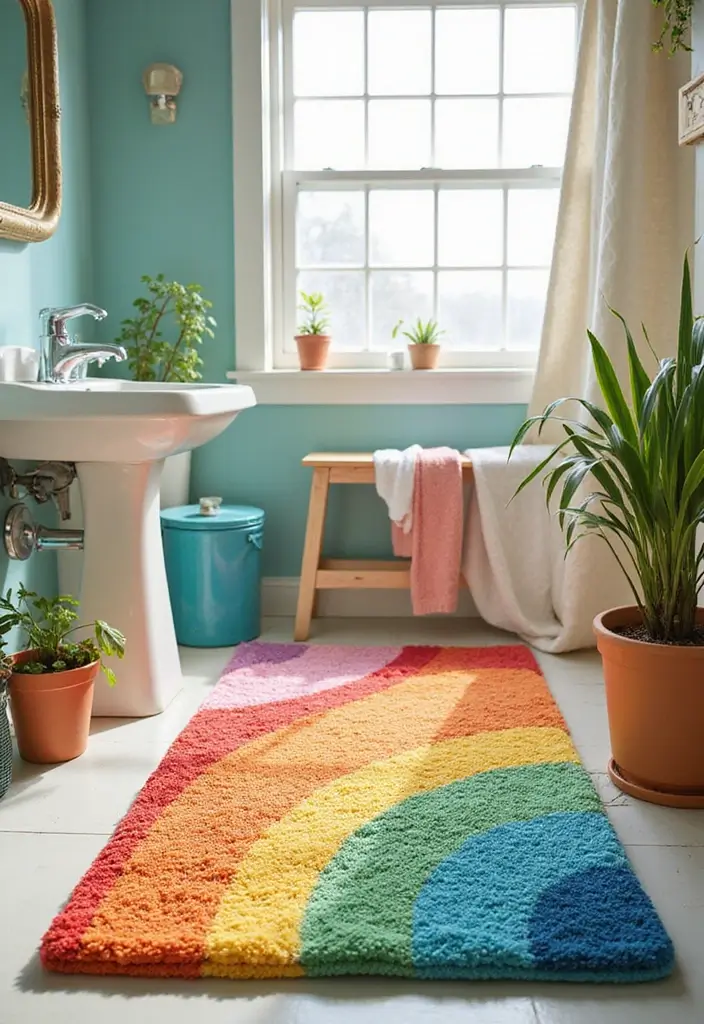 8 Cozy Bathroom Rugs for Comfort - 7. Eco-Friendly Microfiber