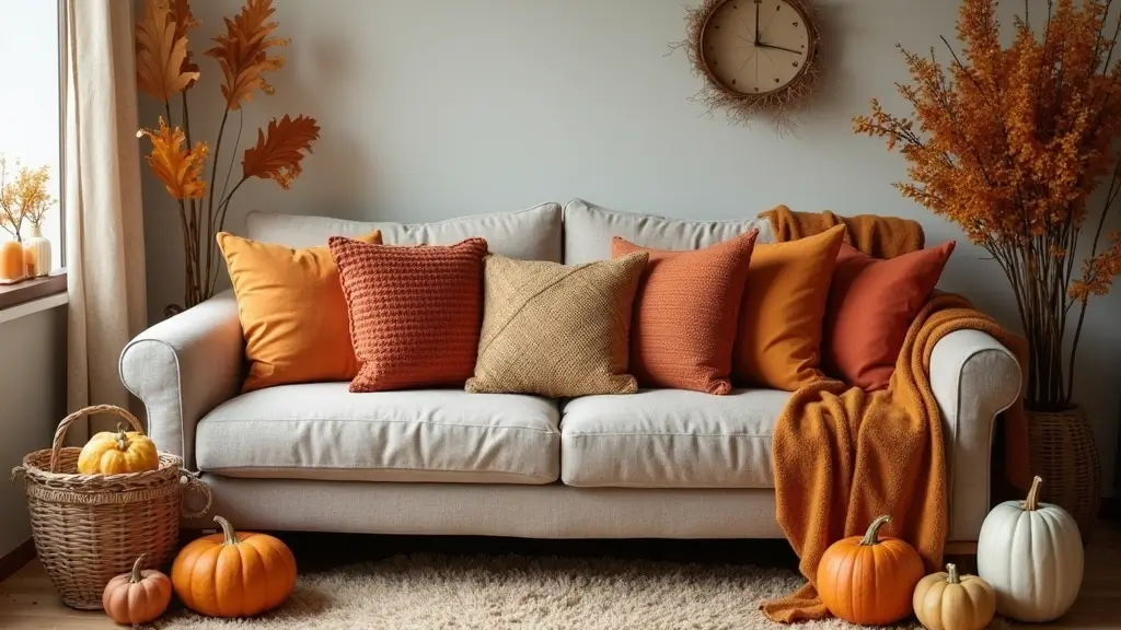 8 Cozy Fall Decor Pillows for Your Sofa