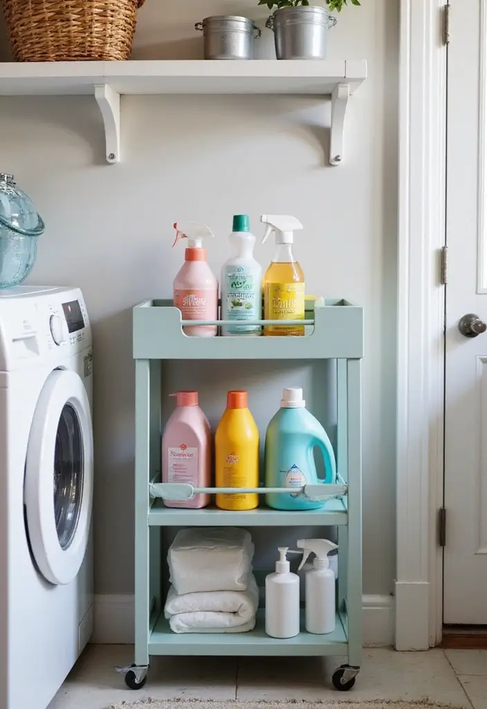 8 IKEA Laundry Room Must-Haves for Stylish Organization - 5. HEMNES Utility Cart