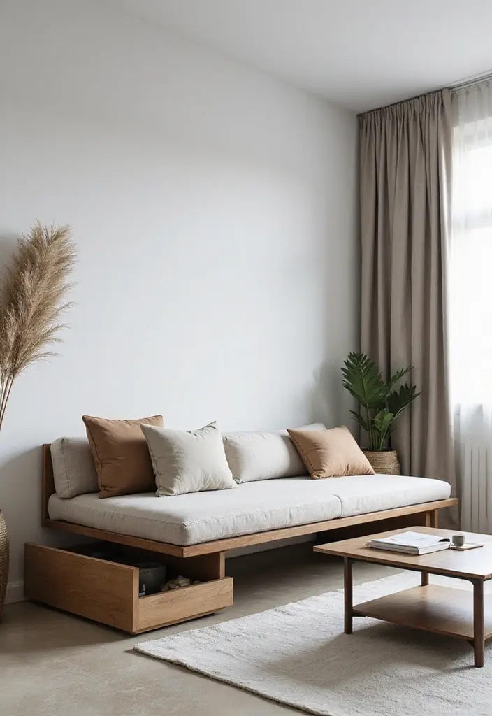 8 Minimalist Home Design Trends for 2025 - 4. Multifunctional Furniture