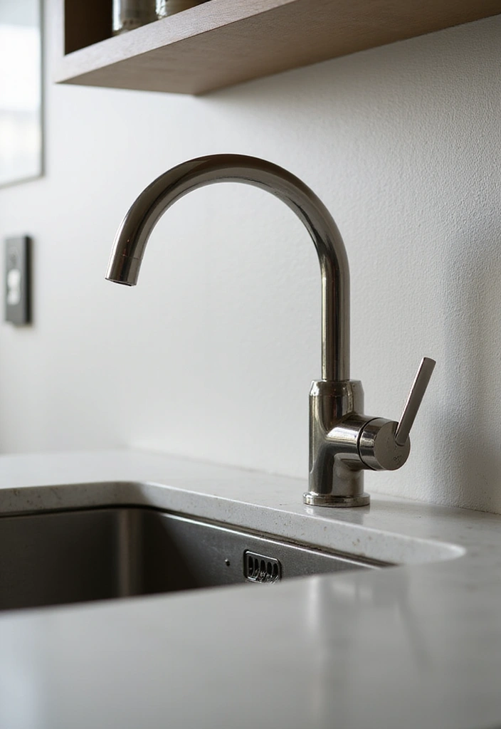 8 Practical Laundry Room Sink Solutions - 6. Eco-Friendly Faucet Options