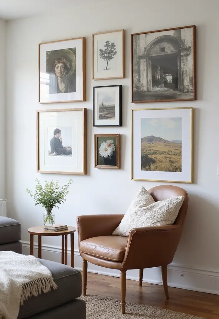 8 Small New York Apartment Makeovers You Have to See - 8. The Personal Gallery Wall