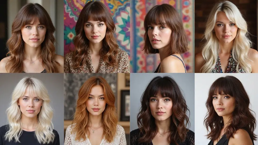 30 Layered Haircuts for Medium Length Hair with Bangs - All Styles Guide