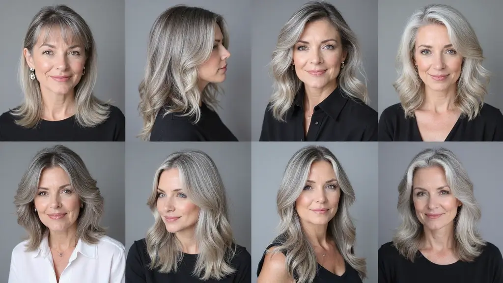 31 Medium Length Gray Hairstyles to Try Now - All Styles Guide