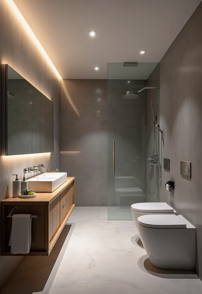 25 Bright Bathroom Lights to Illuminate Your Space - 16. Smart Lighting Solutions