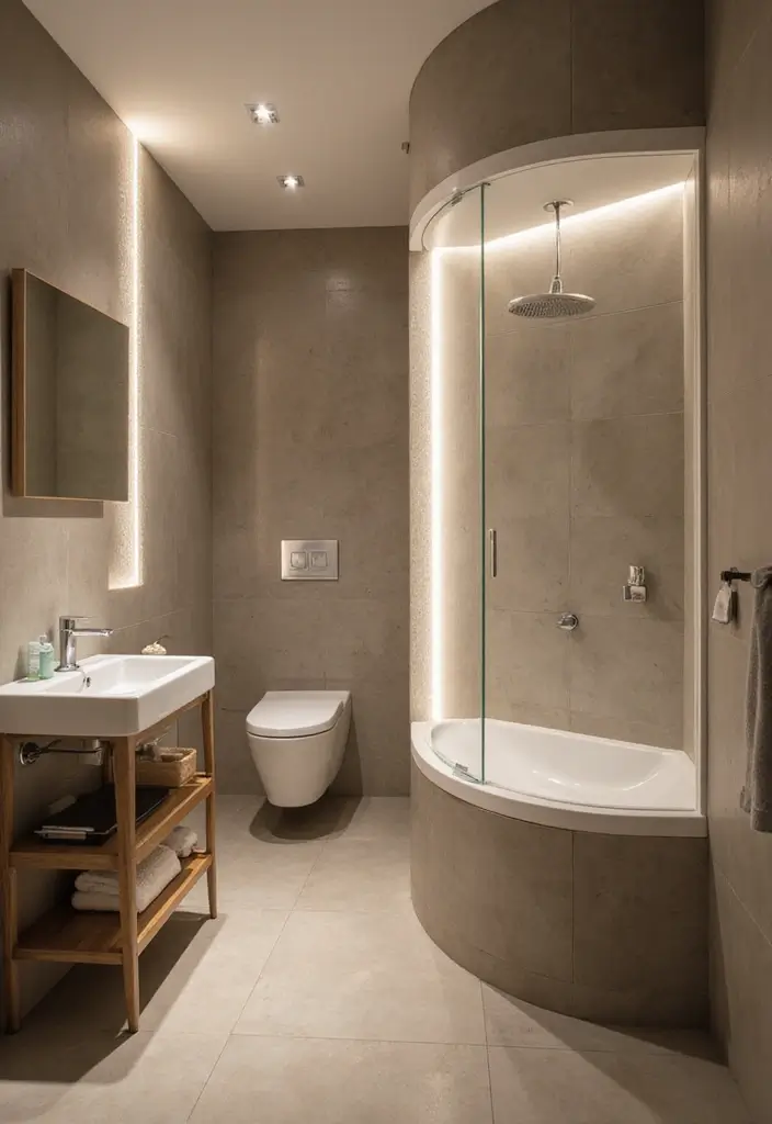 25 Bright Bathroom Lights to Illuminate Your Space - 19. Multi-Functional Lighting