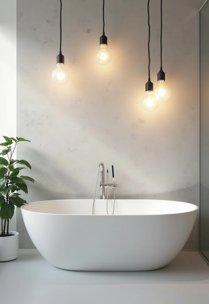 25 Bright Bathroom Lights to Illuminate Your Space - 3. Modern Pendant Lights
