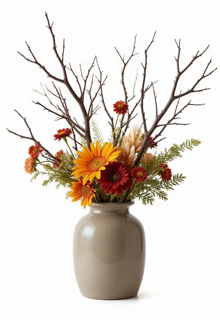25 Creative Fall Decor Ideas to Warm Up Any Room - 11. Natural Branch Displays