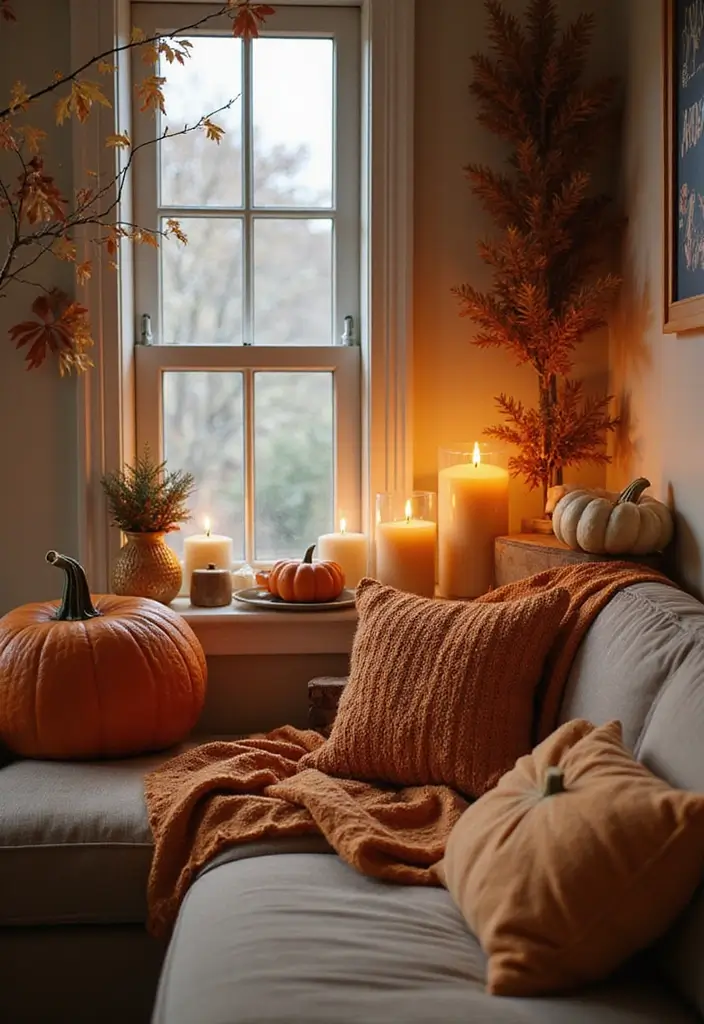 25 Creative Fall Decor Ideas to Warm Up Any Room - 18. Pumpkin Spice Everything