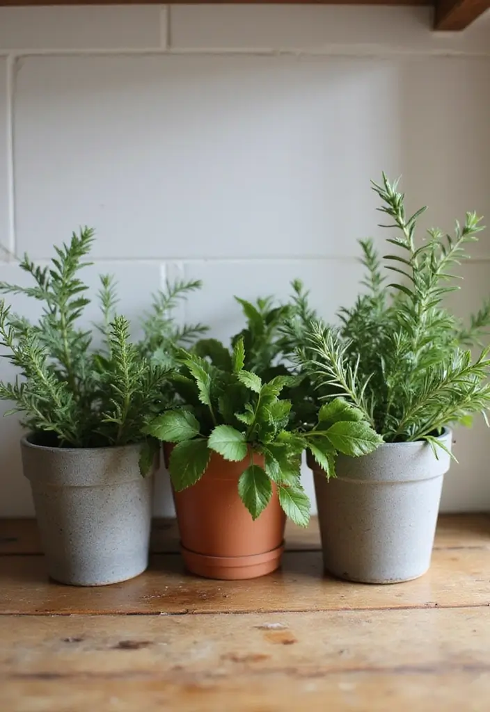 25 Creative Fall Decor Ideas to Warm Up Any Room - 19. Seasonal Fragrant Herbs