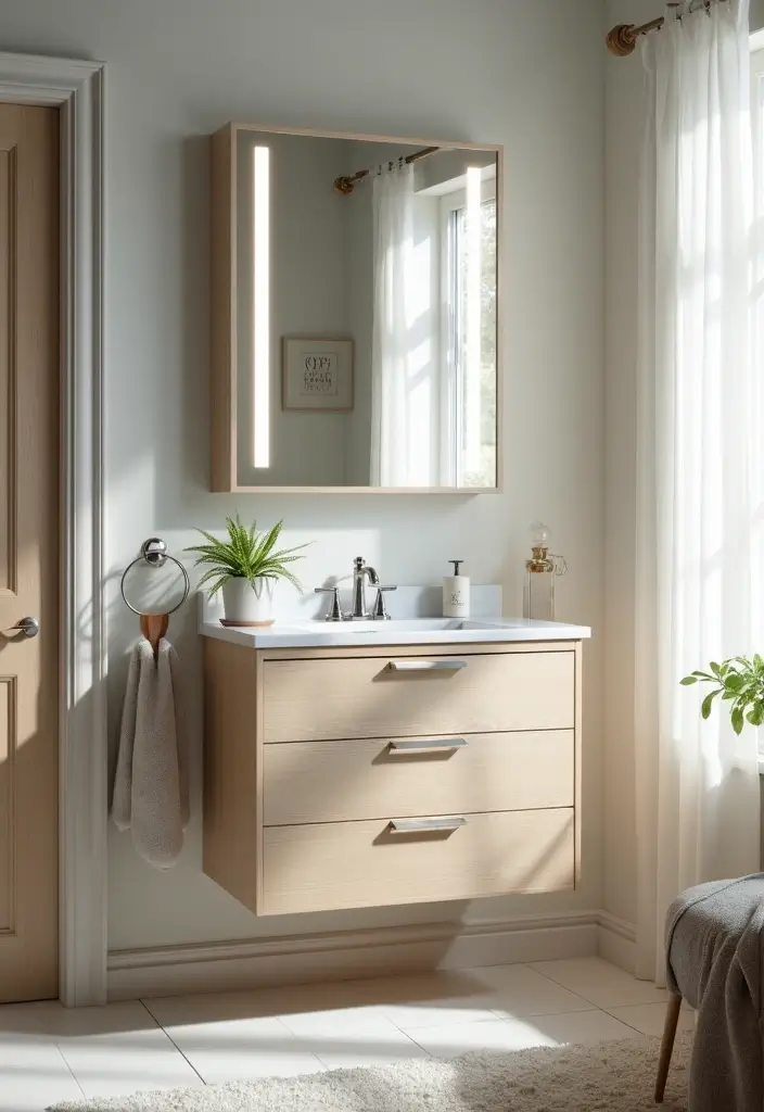 25 Space-Saving Bathroom Mirror Cabinets for Smart Storage - 19. Multi-Draw Mirror Cabinet