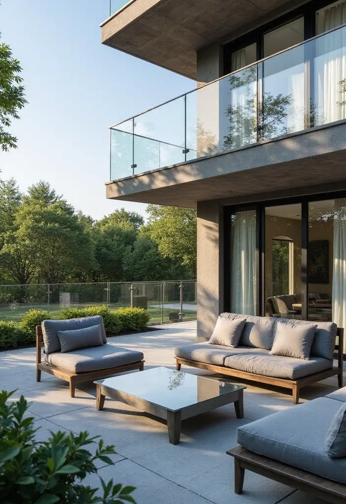 26 Sleek Balcony Glass Railing Designs for Modern Homes - 25. Smart Glass Technology