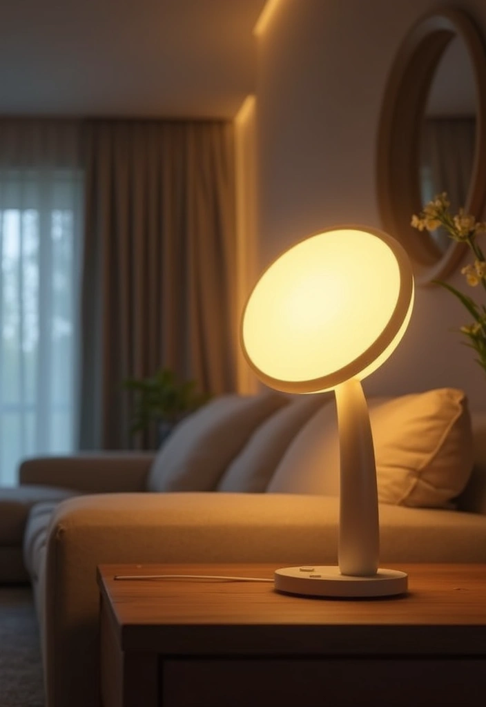 26 Stylish Living Room Lamps for Every Décor Style - 14. Sleek LED Innovations