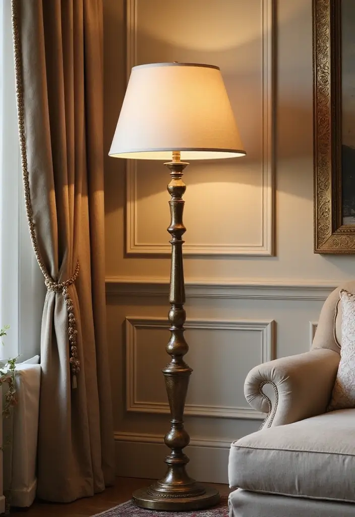 26 Stylish Living Room Lamps for Every Décor Style - 18. Tall Floor Lamps