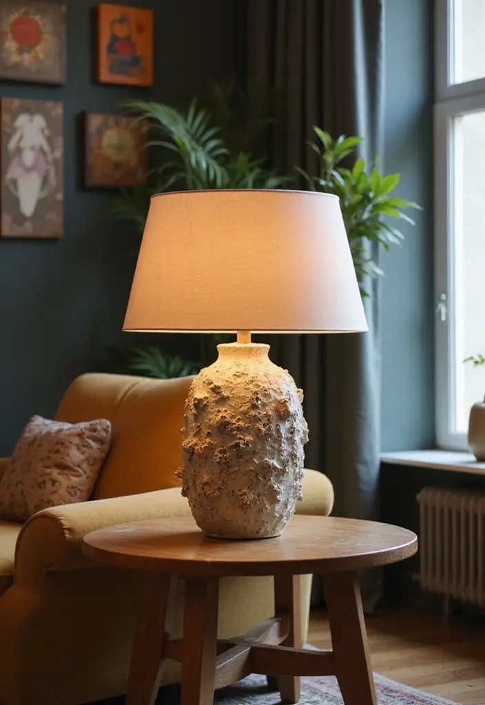 26 Stylish Living Room Lamps for Every Décor Style - 21. Unique Table Lamps