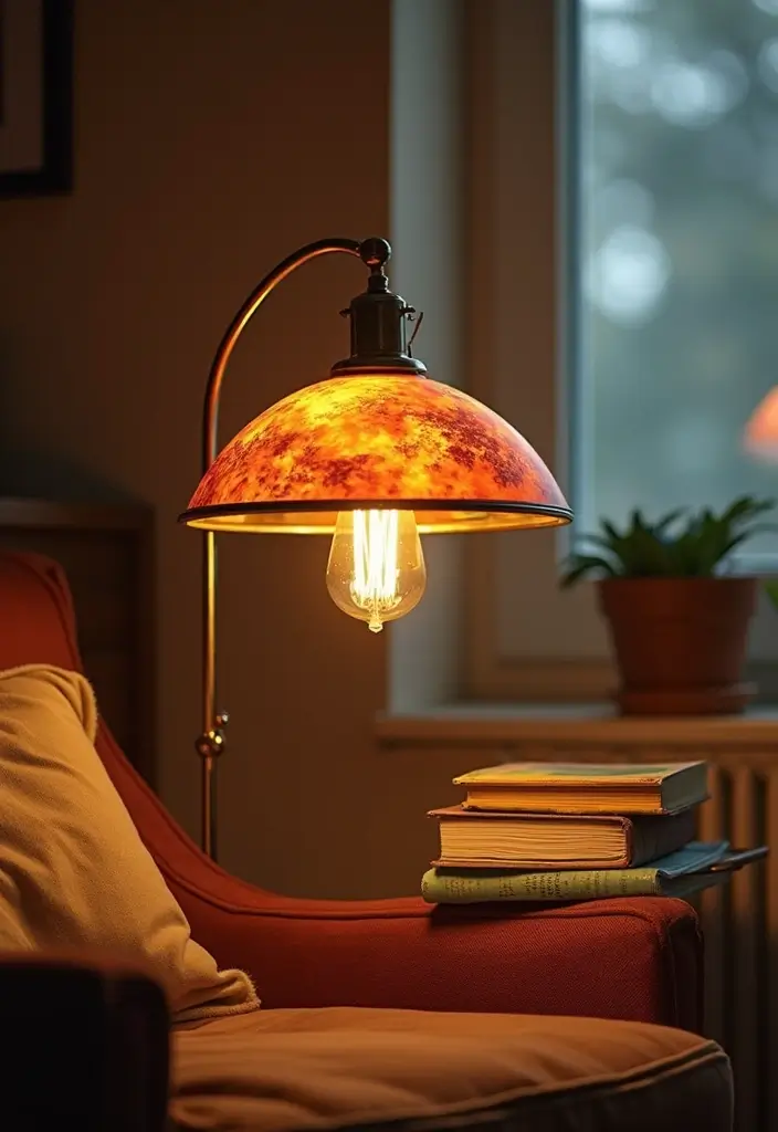 26 Stylish Living Room Lamps for Every Décor Style - 24. Retro Reading Lamps